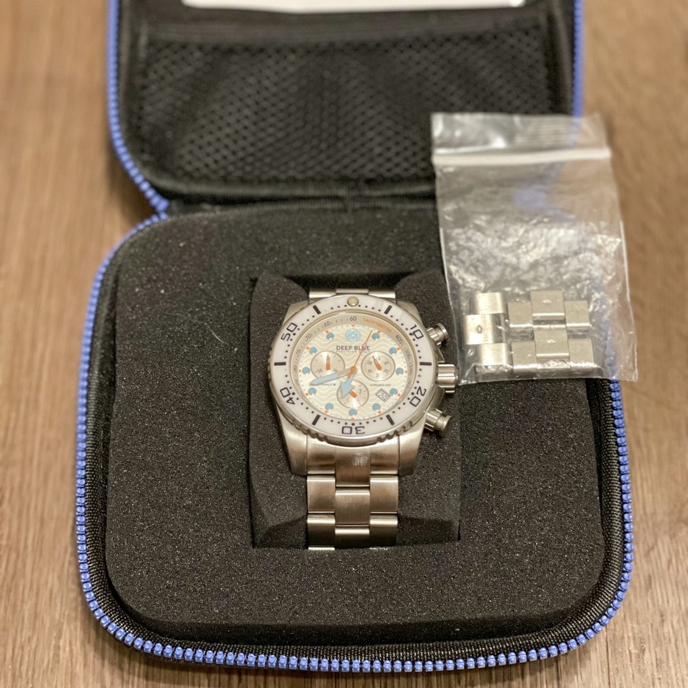 Deep Blue Juggernaut III Chronograph ‘White Whale’
